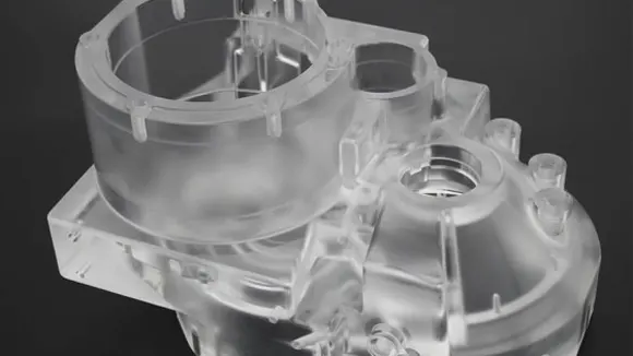 Usinagem CNC peças transparentes
