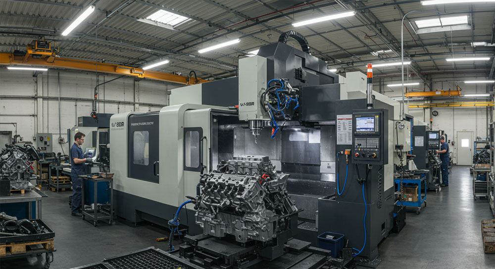 Serviços de Usinagem CNC de Precisão para Peças Automotivas