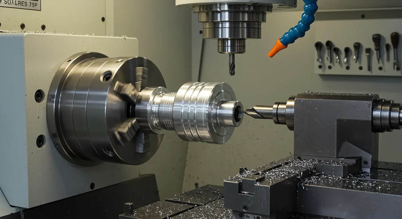 Prototipagem CNC de torneamento
