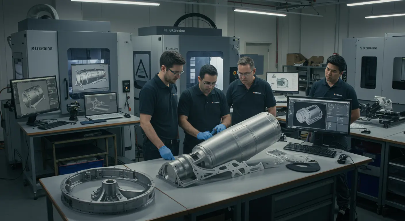 Soluções de prototipagem aeroespacial