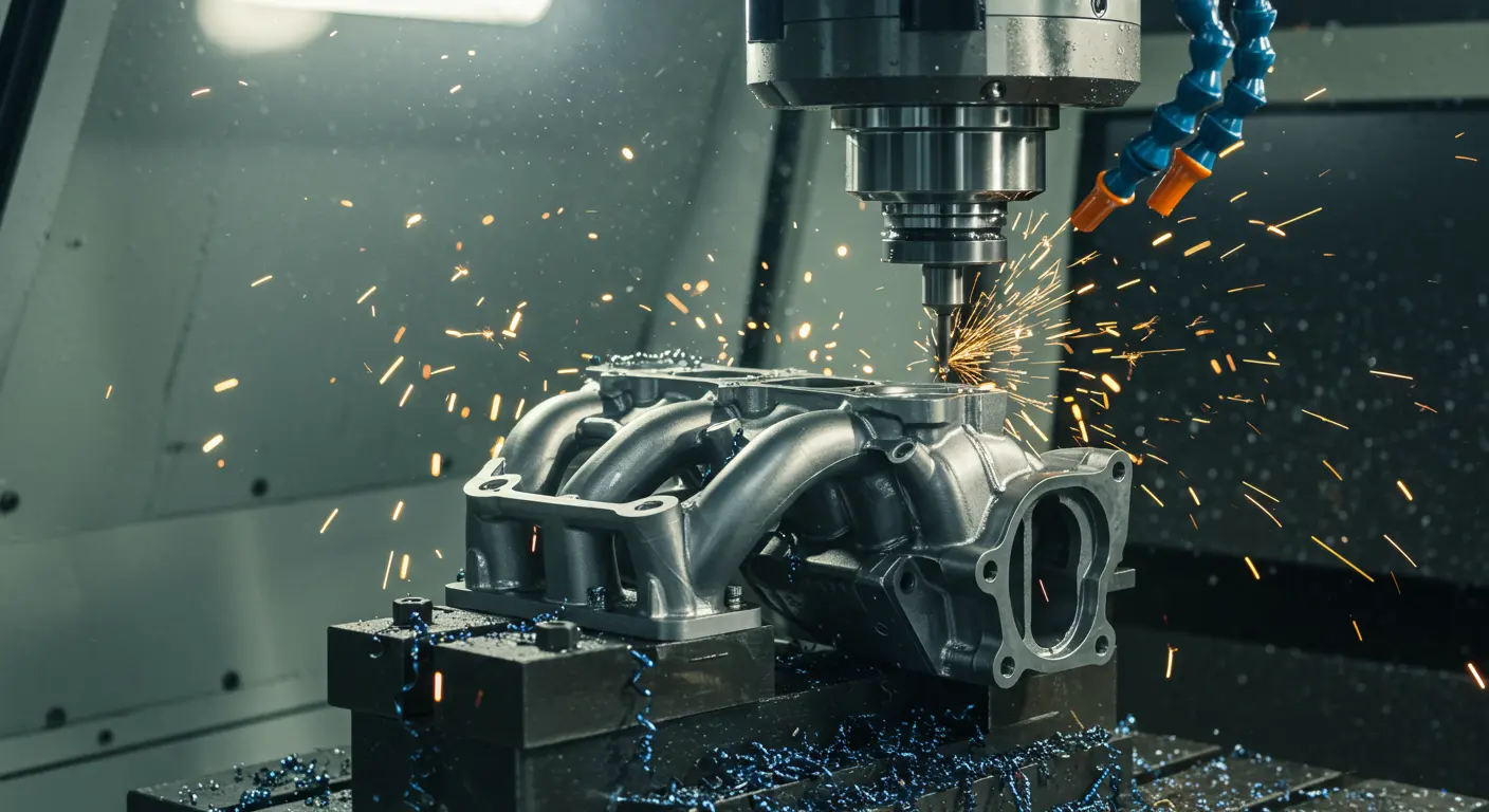 Usinagem CNC de peças automotivas
