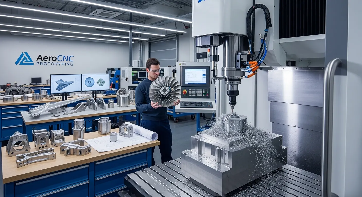 Serviços de prototipagem CNC aeroespacial