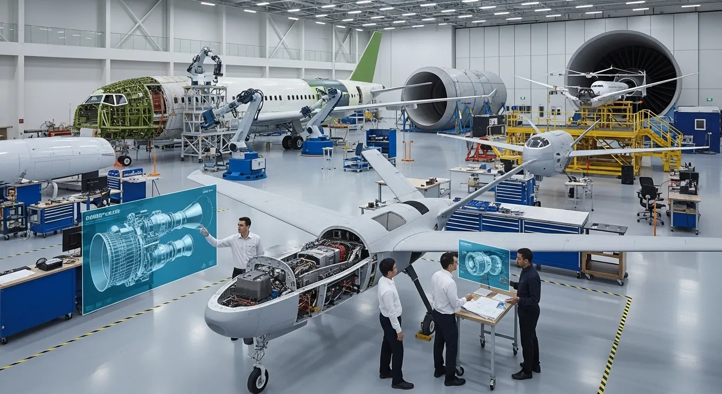 Soluções de prototipagem aeroespacial