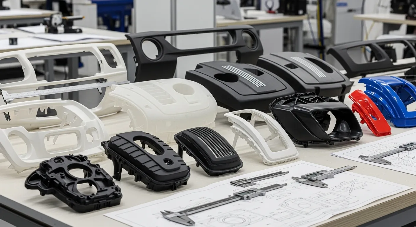 Protótipos de moldagem por injeção automotiva