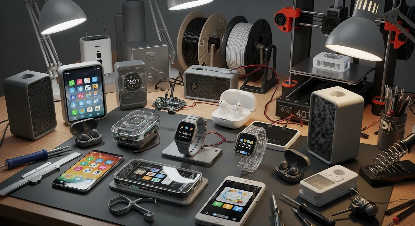 Protótipos 3D de Eletrônicos de Consumo