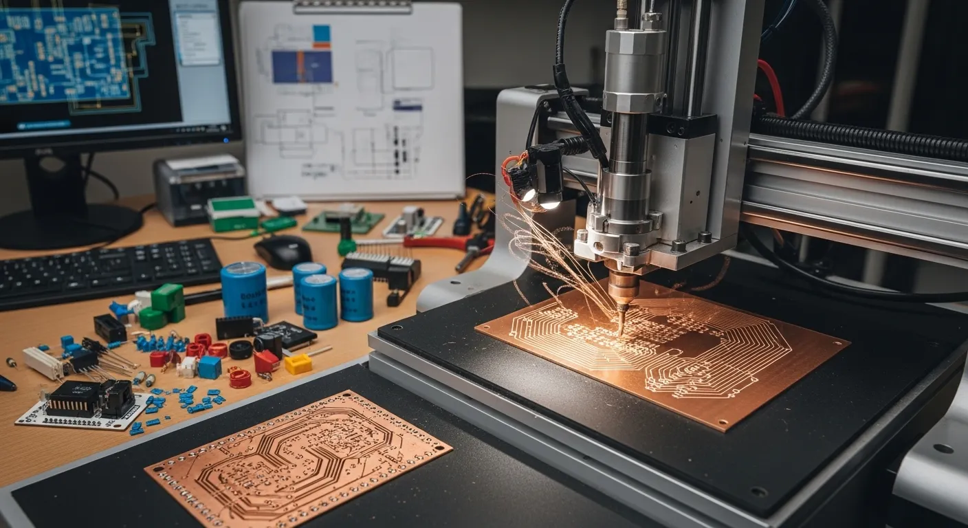 Eletrônica Fabricação de protótipos CNC