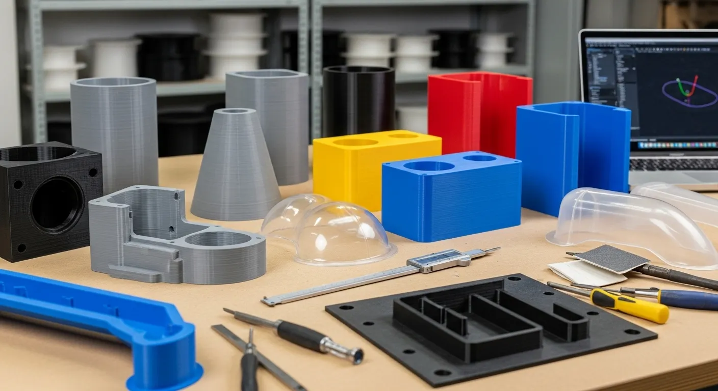 Prototipagem de peças plásticas industriais