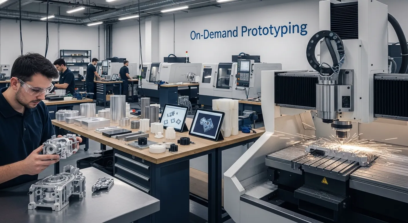 Prototipagem de usinagem CNC sob demanda