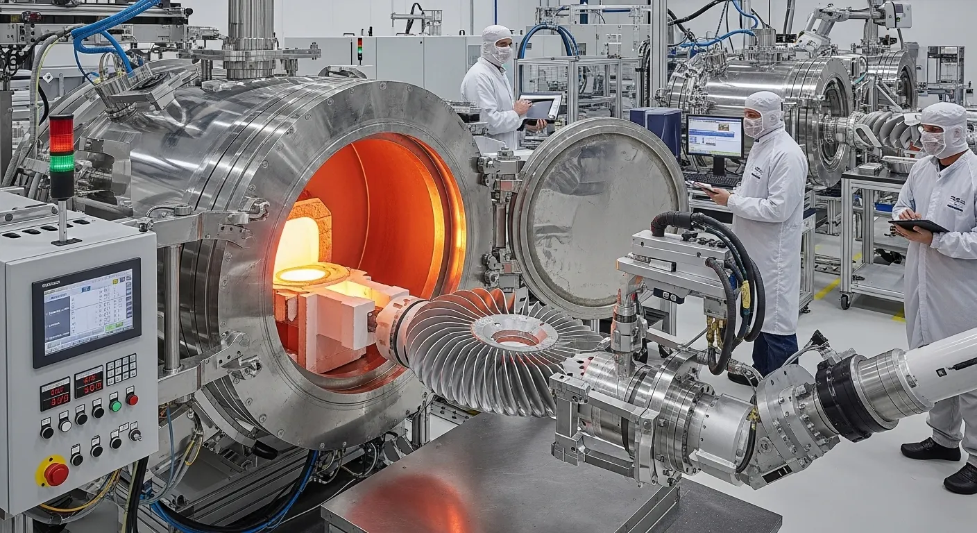 Serviços de fundição a vácuo aeroespacial