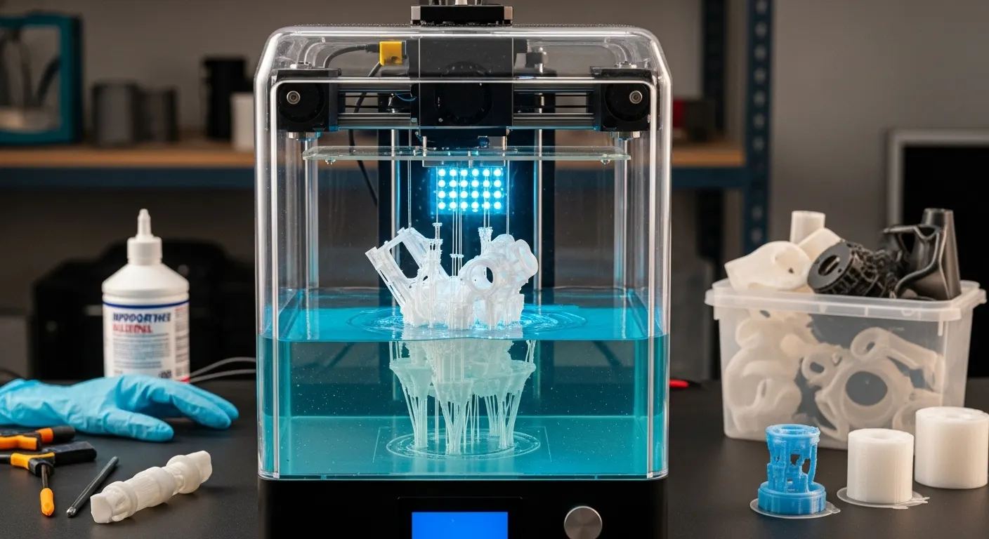 Prototipagem de impressão 3D em resina